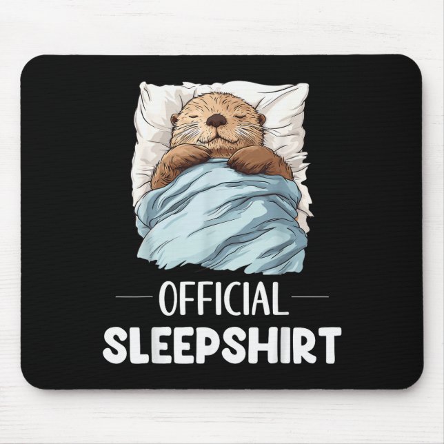 Sleepshirt Sleeng Sea Otter Animal Lovers Pajama  Musmatta (Framsidan)