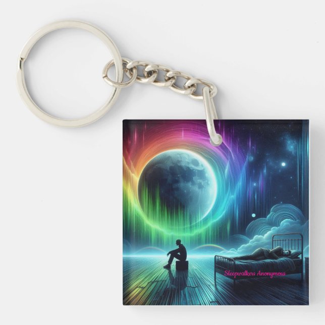 Sleepwalkers Anonymous Acrylic Keychain (Framsidan)