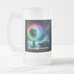 Sleepwalkers Anonymous Frosted Beer Glass Frostat Ölglas