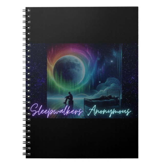 Sleepwalkers Anonymous Spiral Notebook Anteckningsbok (Framsidan)