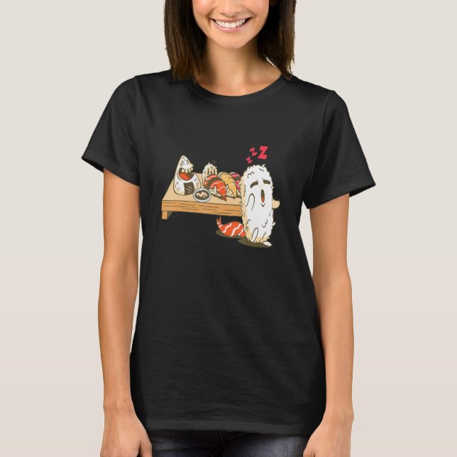 Sleepwalking Sushi T Shirt (Framsida)