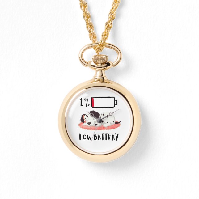 Sleepy Dog Design Armbandsur (Framsida)