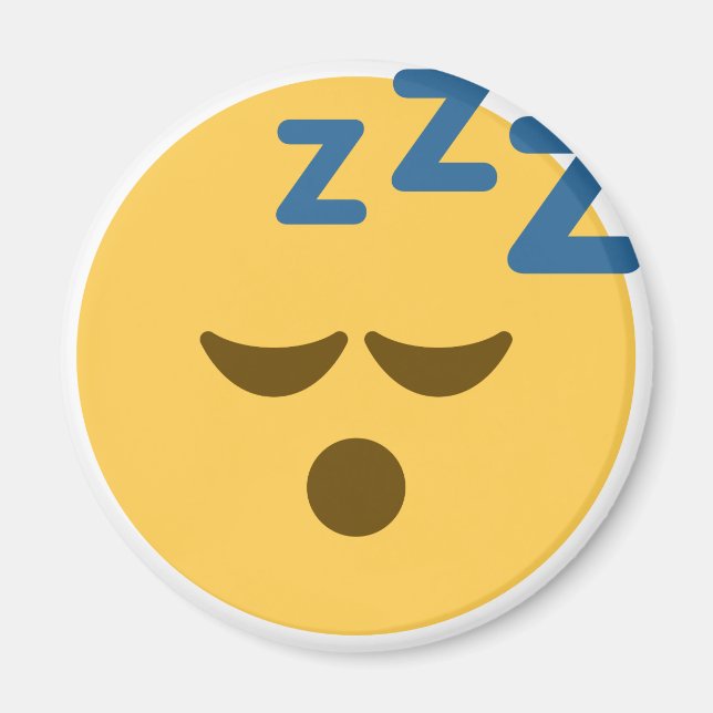 Sleepy Emoji Magnet (Framsidan)