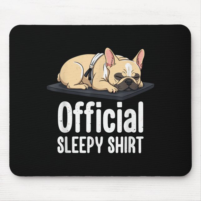 Sleepy French Bulldog Funny Dog Lovers Men Women K Musmatta (Framsidan)