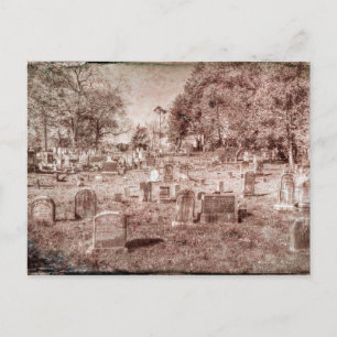 Sleepy Hollow Cemetery Vintage Vykort