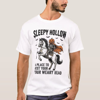 Sleepy Hollow huvudlösa ryttare vintage Halloween T Shirt
