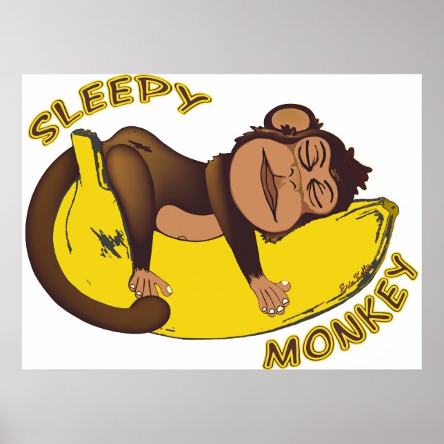Sleepy Monkey Poster (Framsidan)