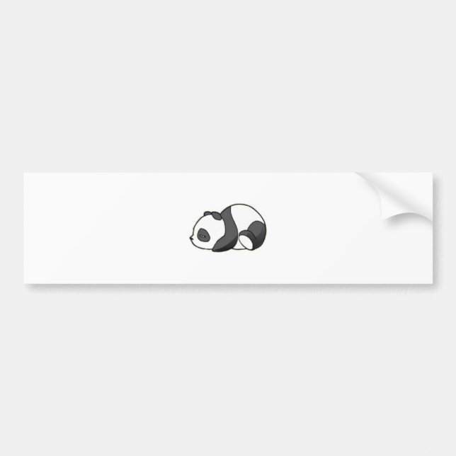 Sleepy Panda Bildekal (Framsidan)