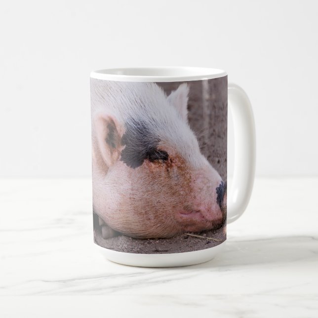 Sleepy Pig Mug Kaffemugg (Framsida höger)