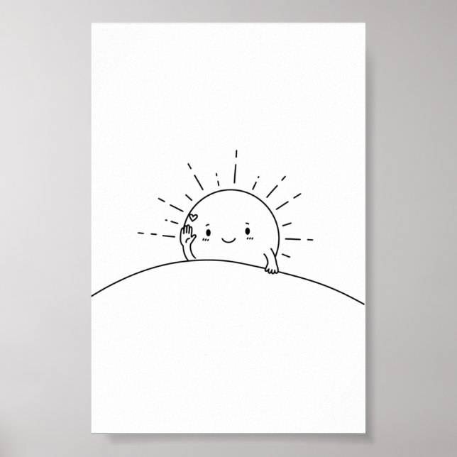 Sleepy Sun Says Hi Poster (Framsidan)