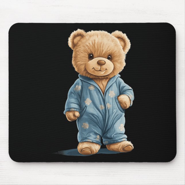 Sleepy Teddy Bear In Comfy Pajamas For Boys And Gi Musmatta (Framsidan)