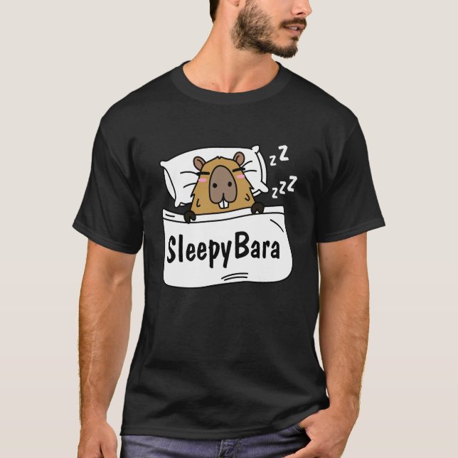 Sleepybara Rodents T Shirt (Framsida)