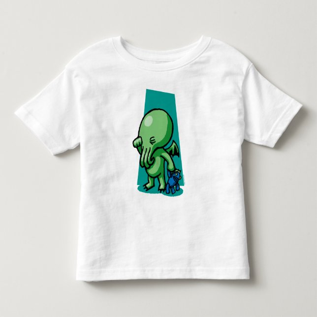 Sleepytime Cthulhu småbarnT-tröja Tee (Framsida)