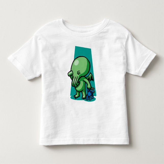 Sleepytime Cthulhu småbarnT-tröja Tee Shirt (Framsida)
