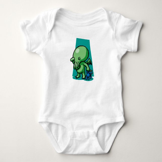 Sleepytime Cthulhu spädbarnranka Tröja (Framsida)