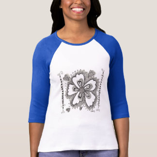 Sleeve för flower power 3/4 t-shirt