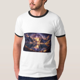 Sleeve för Fullt av snyggt utskriven Manar-utskrif T Shirt