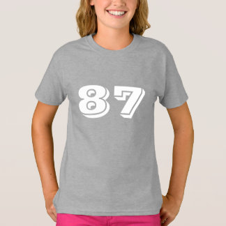 Sleeve T-Shirt för barn i Augusta Retro Stripe