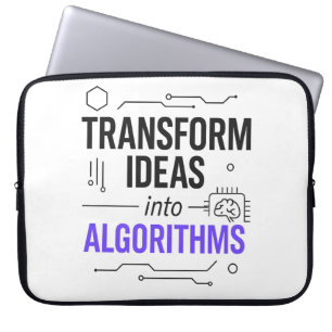 Sleeven Transform Ideas-algoritm Utvecklare Laptop Fodral