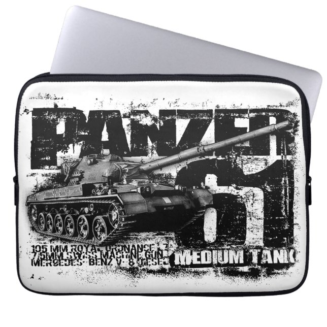 Sleever för Panzer 61 Laptop Sleeve (Framsidan)
