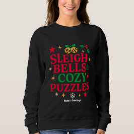 Sleigh Bells & Cozy Puzzles Festive Holiday Gift  T Shirt