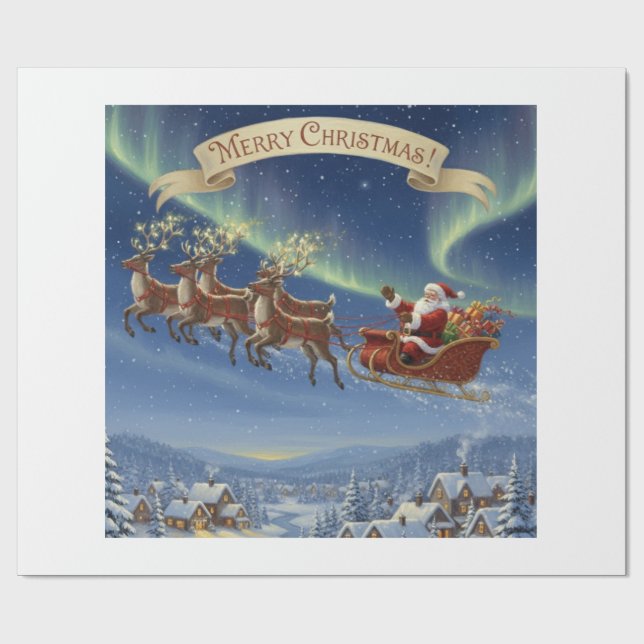 Sleigh Bells in the Starlit Presentpapper (Platt)