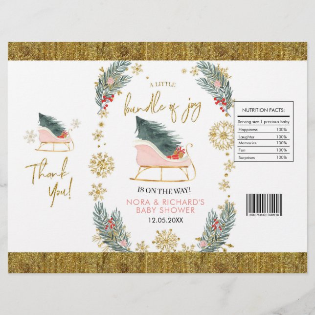 Sleigh-bunt av Joy Chip Bag Wrapper Reklamblad (Framsidan)