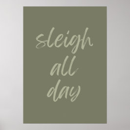 Sleigh hela dagen poster
