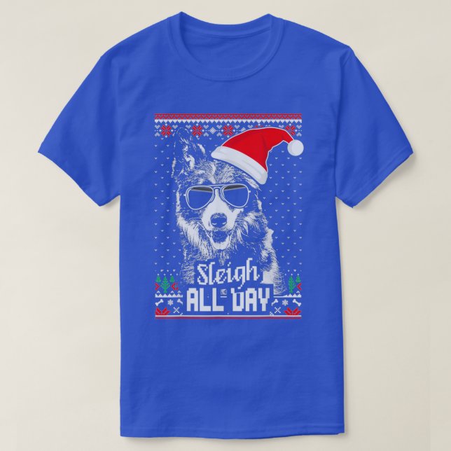 Sleigh hela dagen t shirt (Design framsida)