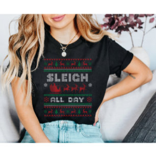 Sleigh hela dagen, Uganda jul T Shirt