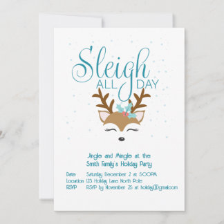 Sleigh hela Julfesten Inbjudan