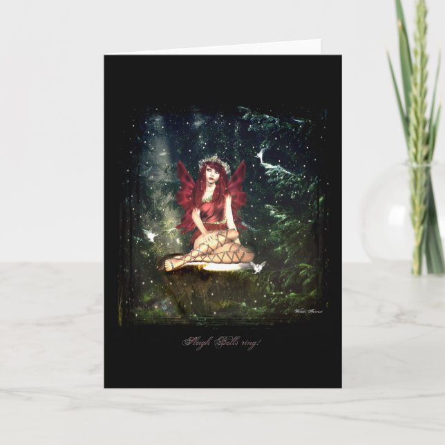 sleigh klockor ring helgkort (Framsida)