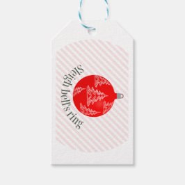 Sleigh klockor ring presentetikett