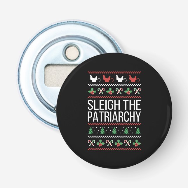 Sleigh Patriarchy II Flasköppnare (Framsidan)