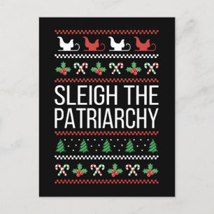 Sleigh Patriarchy II Helg Vykort