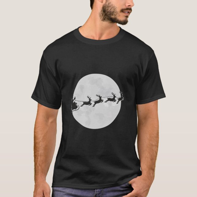Sleigh Queen Funny jul T Shirt (Framsida)