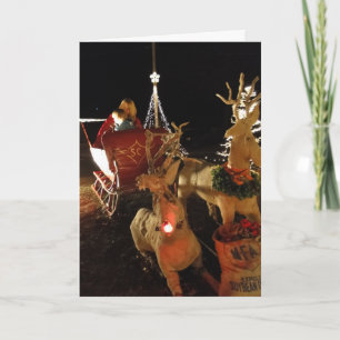 Sleigh Ride jul Helgkort