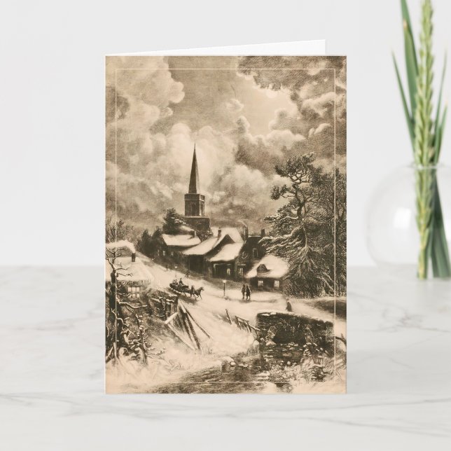 Sleigh Ride Kort (Framsida)