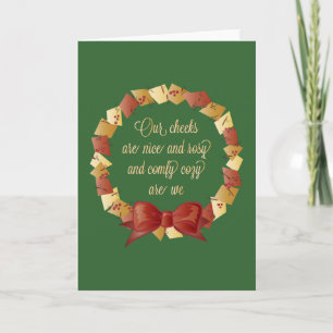 Sleigh Ride Lyrics design Helgkort