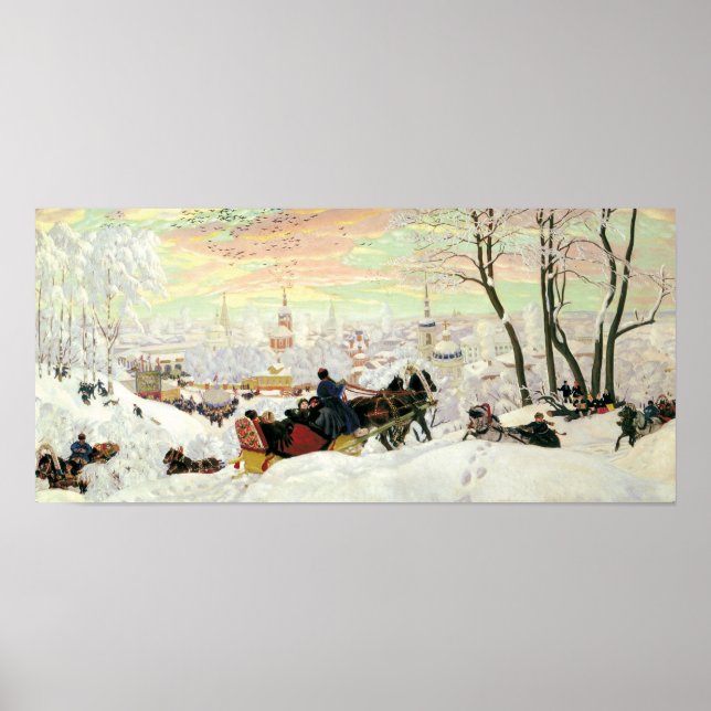 Sleigh Ride Painting Poster (Framsidan)