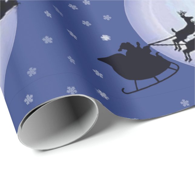 Sleigh Ride Presentpapper (Rullad Hörn)