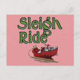 Sleigh Ride Vykort