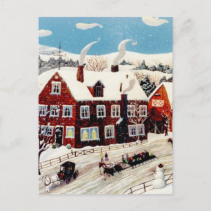 Sleigh Ride Vykort