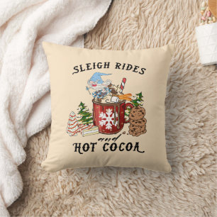 Sleigh Rides och Hett Cocoa Kudde