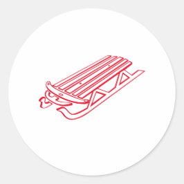 Sleigh Runt Klistermärke