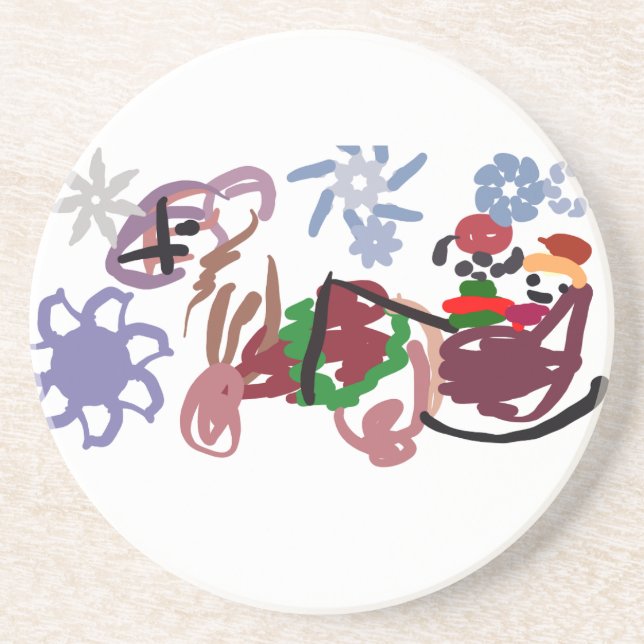  Sleigh winter  Underlägg (Framsidan)