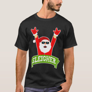 Sleigher fulständig jultröja Heavy Metal jultröja T Shirt