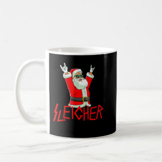 Sleigher Funny God Jul Heavy Metall Music Manar Wo Kaffemugg
