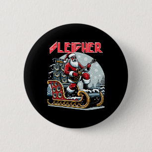 Sleigher Hail Santa Heavy Metall jul Sten Xma Knapp