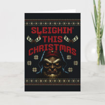 Sleighin jul Horror Pun